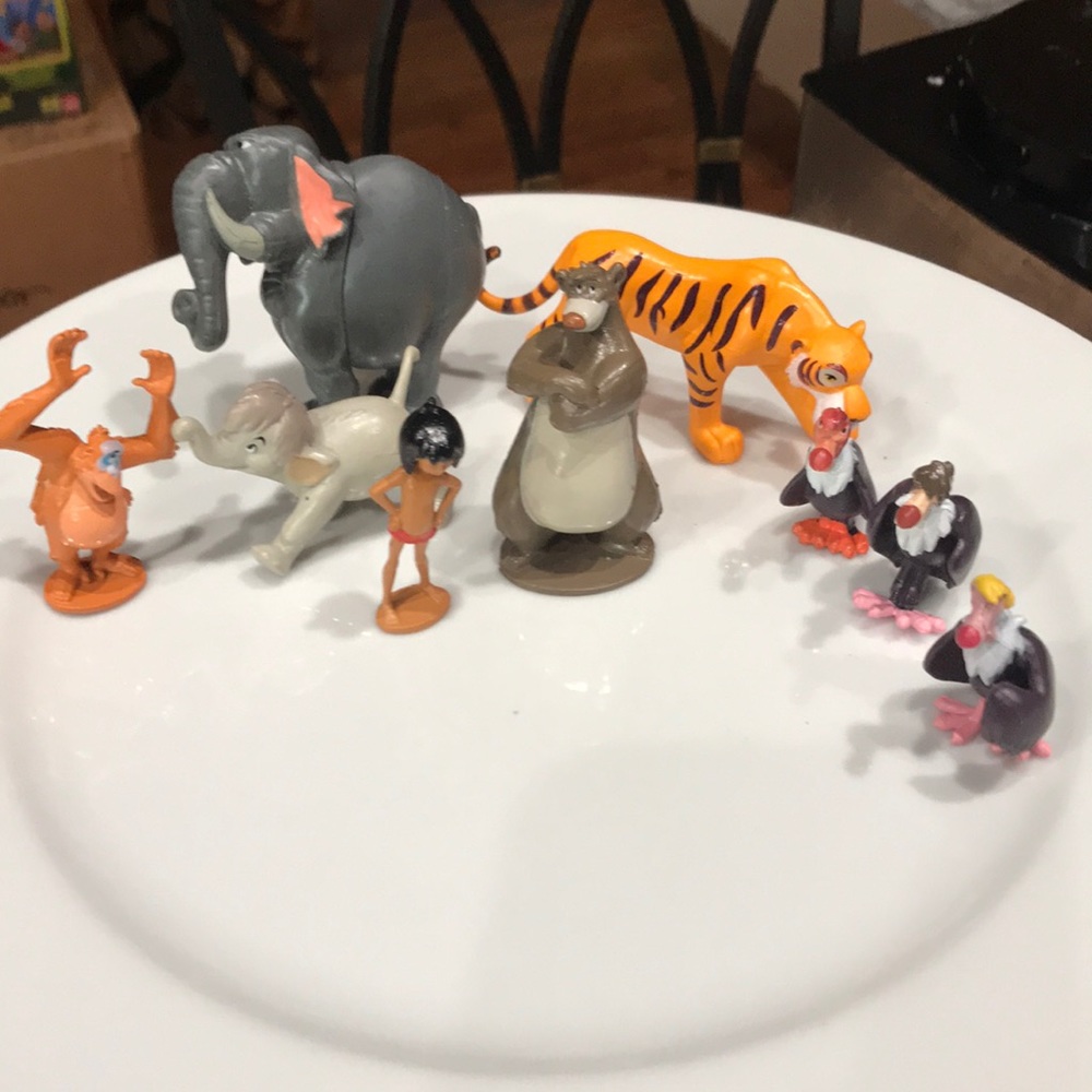 Jungle Book cake topper figurine set